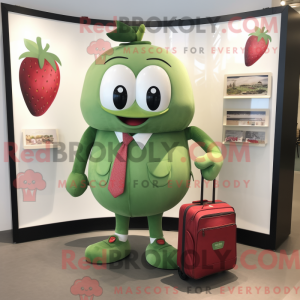 Oliven Jordbær maskot...