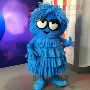 Blue Raspberry mascot...