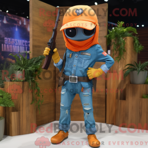 Orange Sniper mascot...