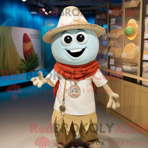 Beige Ceviche mascot...