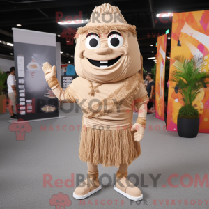 Beige Pad Thai mascot...