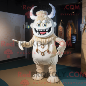 Cream Demon mascot costume...