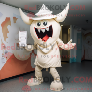 Cream Demon maskot kostume...
