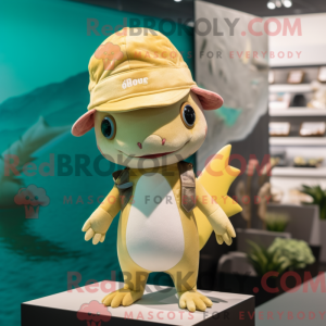 Gold Axolotls mascot...