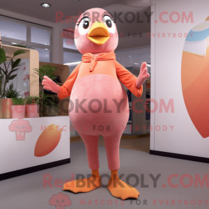 Maskottchenkostüm Peach...