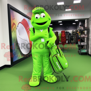 Lime Green Golf Bag...