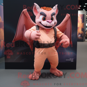 Peach Gargoyle mascot...