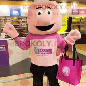 Pink Caesar Salad mascot...
