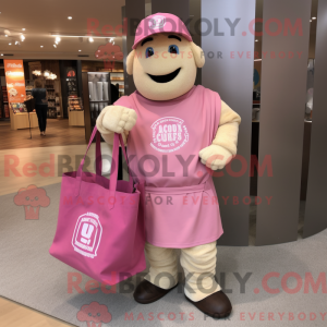 Pink Caesar Salad mascot...