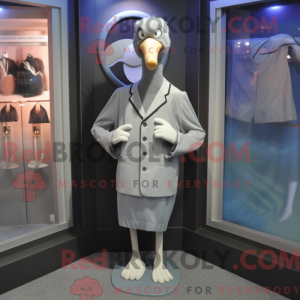 Gray Goose maskotdraktfigur...