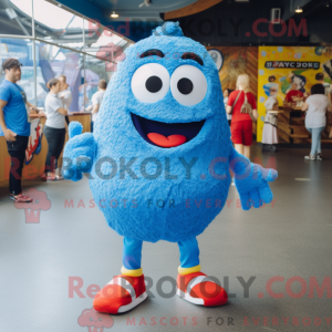 Blue Shakshuka mascot...