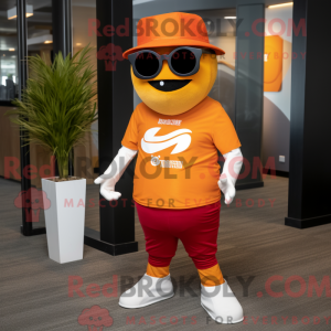 Orange Pho mascot costume...