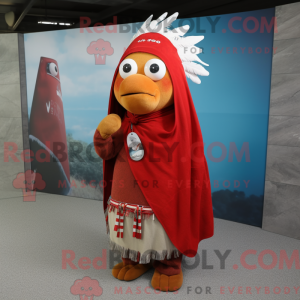 Red Chief-maskotdraktfigur...