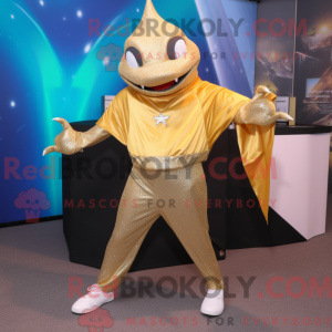 Gull Stingray Maskot Drakt...