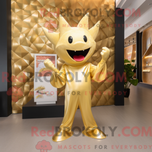 Gold Stingray mascot...