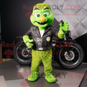 Personaggio mascotte lime...