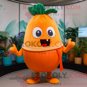 Orange Turnip mascot...