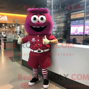 Magenta Lasagna mascot...