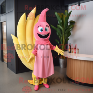 Pink Baa mascot costume...