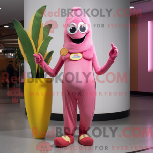 Rosa bamaskotkostyme kledd...