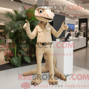 Beige Dimorphodon mascot...