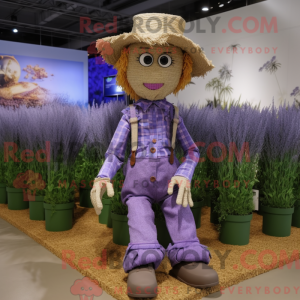Lavender Scarecrow mascot...