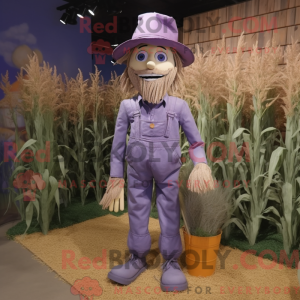 Lavender Scarecrow mascot...