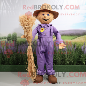 Lavender Scarecrow mascot...