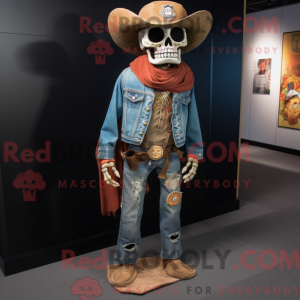 Rust Skull maskot drakt...