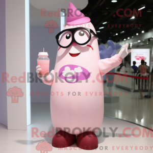 Postava maskota Pink Bottle...