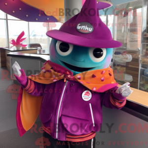 Magenta Fish Tacos maskot...
