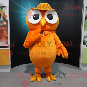 Oranje Uil-mascottekostuum...