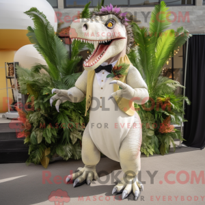 Cream Spinosaurus mascot...