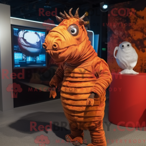 Rust Quagga maskot kostume...