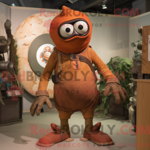 Rust Cyclops maskot kostume...
