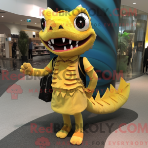 Gold Barracuda mascot...
