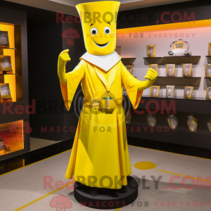 Yellow Magician mascot...