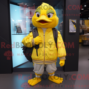 Yellow Pigeon mascot...