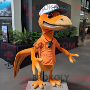 Orange Dimorphodon mascot...