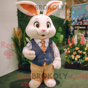 Peach Rabbit mascot costume...