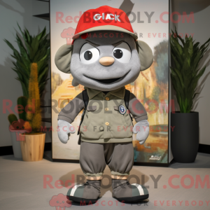 Gray Shakshuka mascot...