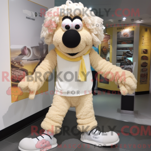 Cream Shepard S Pie maskot...