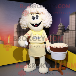 Cream Shepard S Pie maskot...