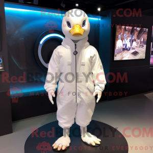 White Goose maskot kostume...