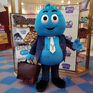 Blue Chocolates mascot...