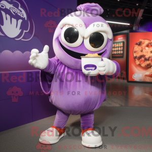 Purple Clam Chowder mascot...