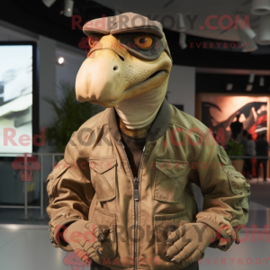 Tan Deinonychus Maskottchen...