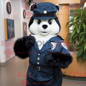Navy Skunk Maskottchen...