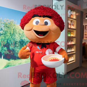 Red Fried Rice mascot...