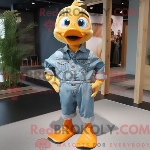 Orange Gosling mascot...